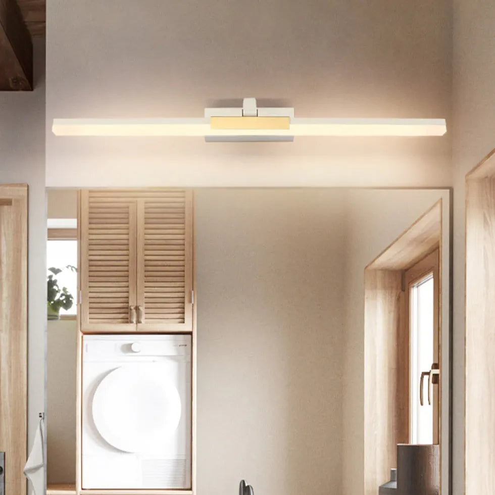 White Minimalist for Bathroom Wall Light