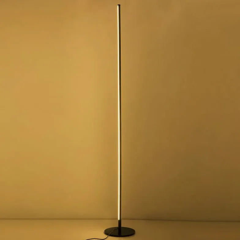 Slim Cylindrical Minimalist Floor Lamp