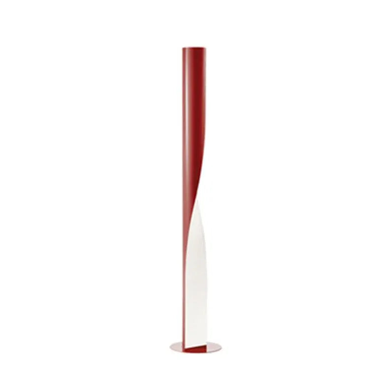 Two-Tone Streamlined Cylindrical Floor Lamp