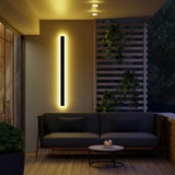 Modern Edge Outdoor Wall Light