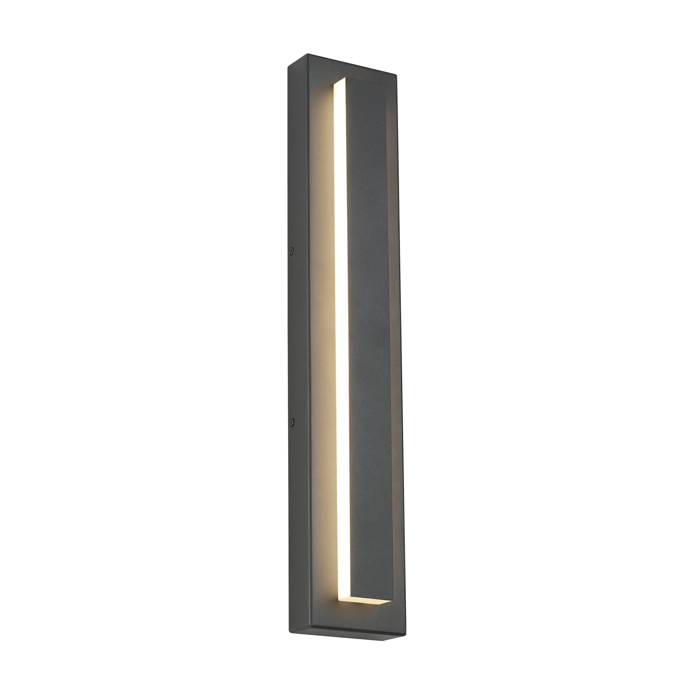 Rectangular LED Outdoor Black Wall Lamps