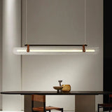 Industrial Kitchen Linear Glass Shade Pendant Light