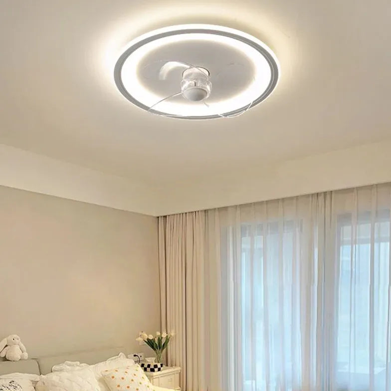 LED Ring Ceiling Fan with Light