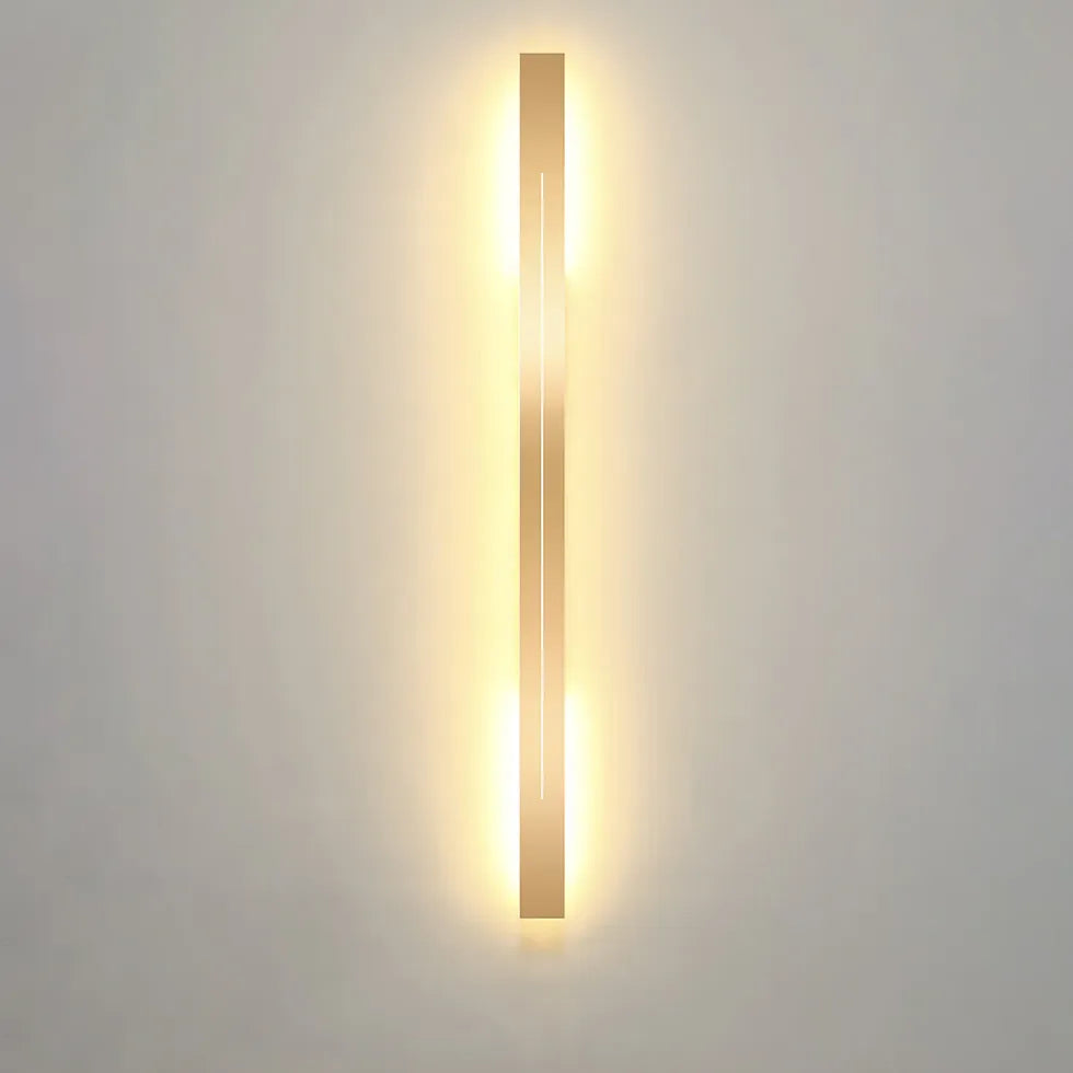 Two-tone Thin Vertical Bar Wall Light