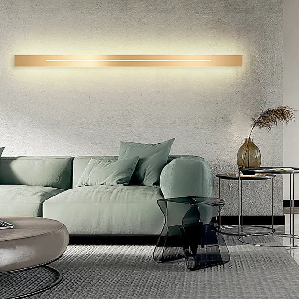 Two-tone Thin Vertical Bar Wall Light