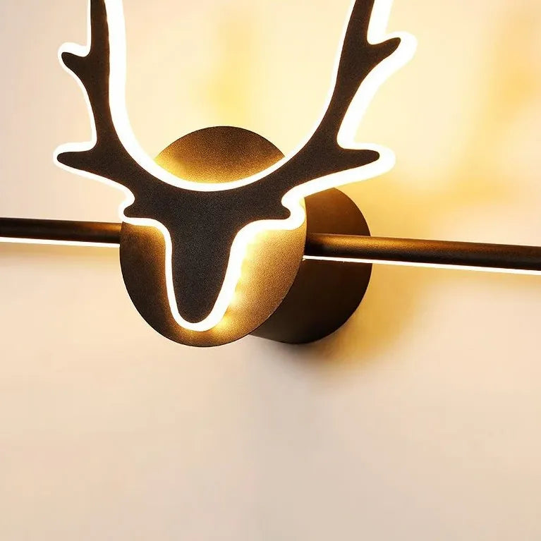 Deer Antler Flush Led Bathroom Mirror Lights