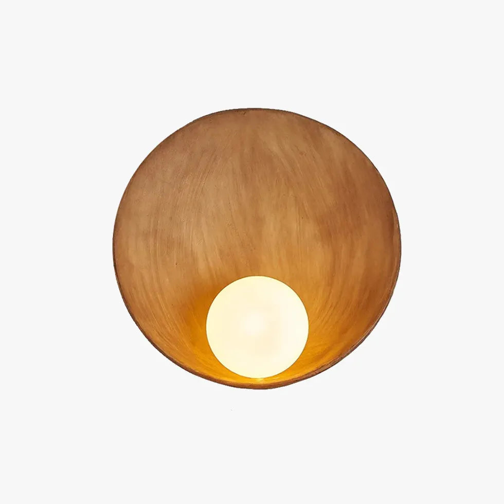 Resin Round Modern Wall Lights