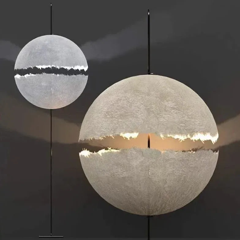 Cracked Sphere Design Modern Floor Lamp