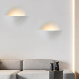 V-shaped modern white recessed wall light