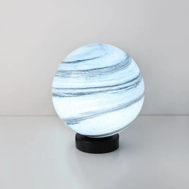 Planet Shaped Solar Fence Pillar Lights