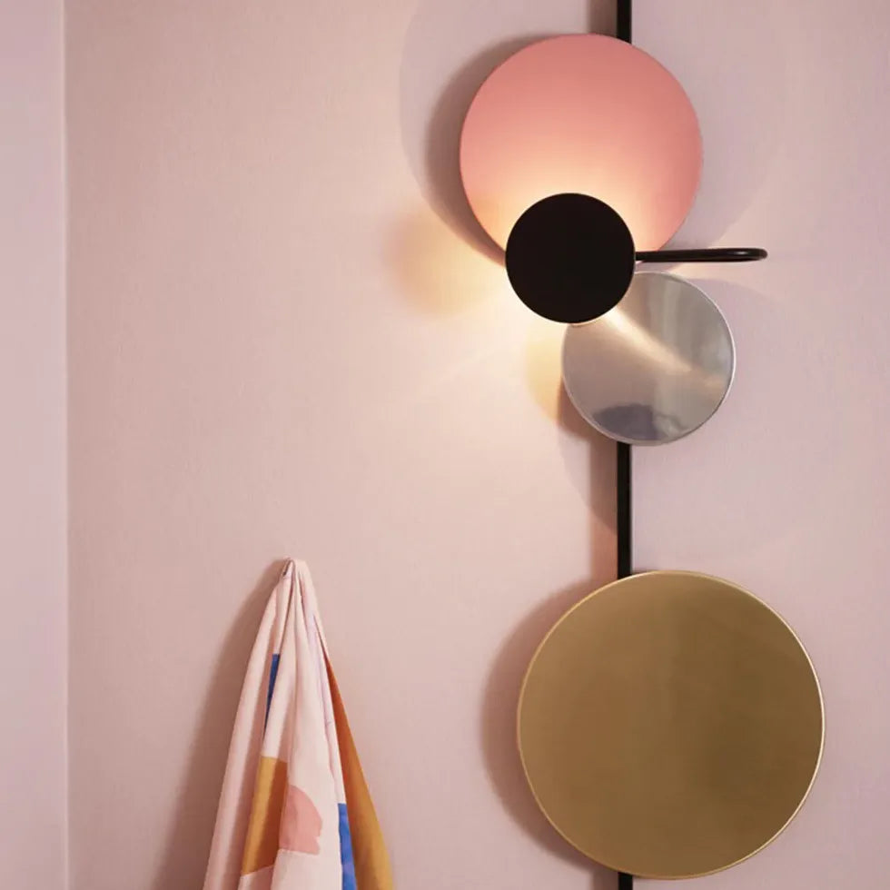 Round Art Deco Modern Wall Lights