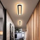 Long Double Layer Modern Flush Ceiling Lights