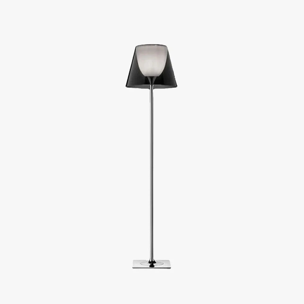 Cone Aluminum Semi-Transparent Modern Floor Lamp