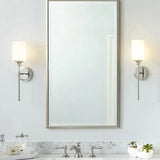 Single Arm Glass Bathroom Wall Lights