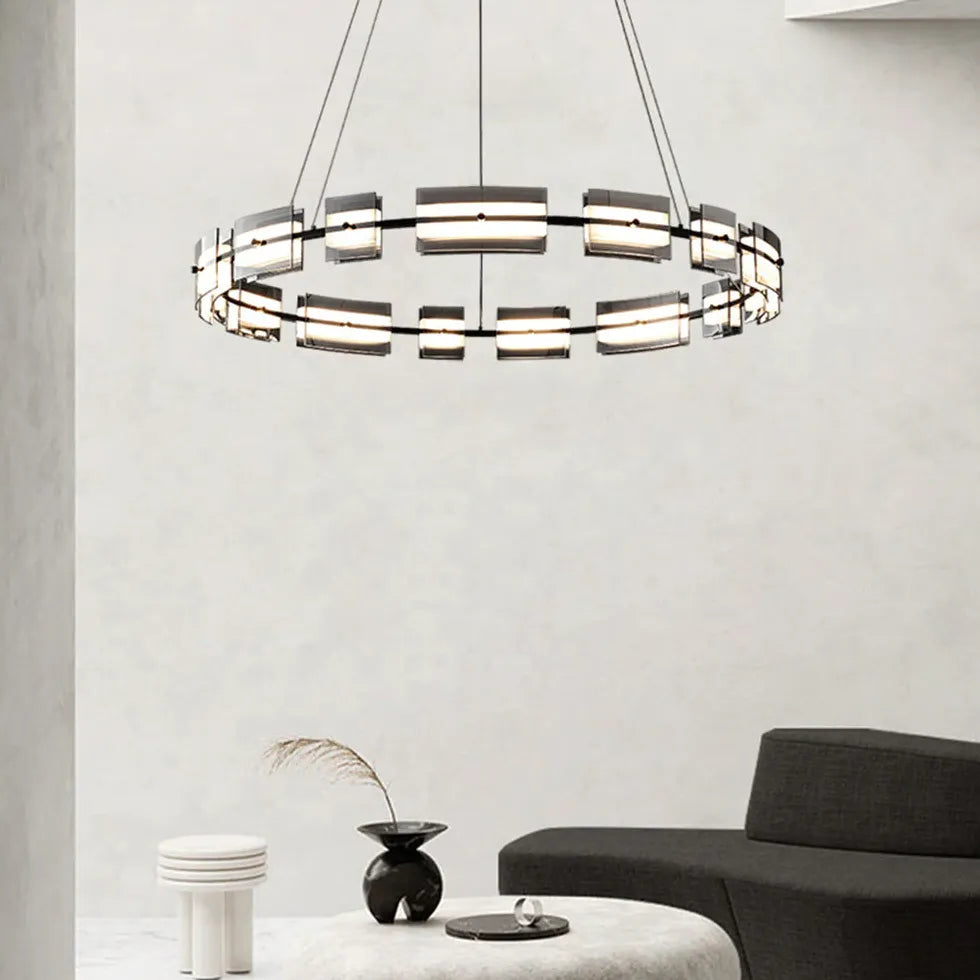 Ring Chandelier With Multiple Integrated Lights