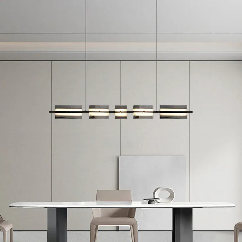 Linear Black for Dining Room Pendant Light