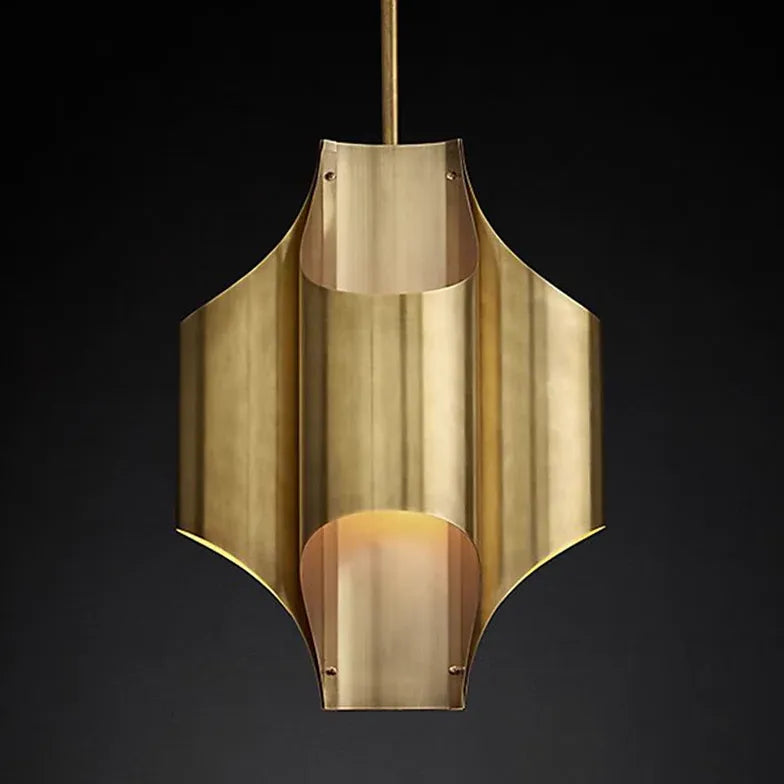 Wave Metal Sheet Modern Pendant Light