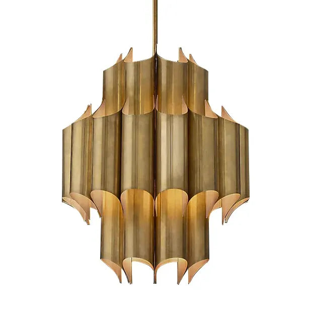 Wave Metal Sheet Modern Pendant Light