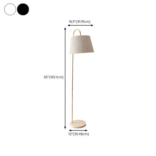 White Minimalist Style Floor Lamp