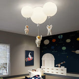 Colorful Balloon-Shaped Ceiling Lamp For Children's Room