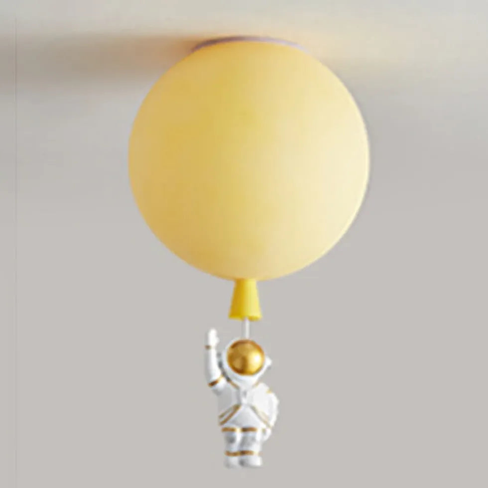 Colorful Balloon-Shaped Ceiling Lamp For Children's Room