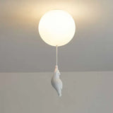 Cloud Bear Bedroom White Flush Ceiling Lights