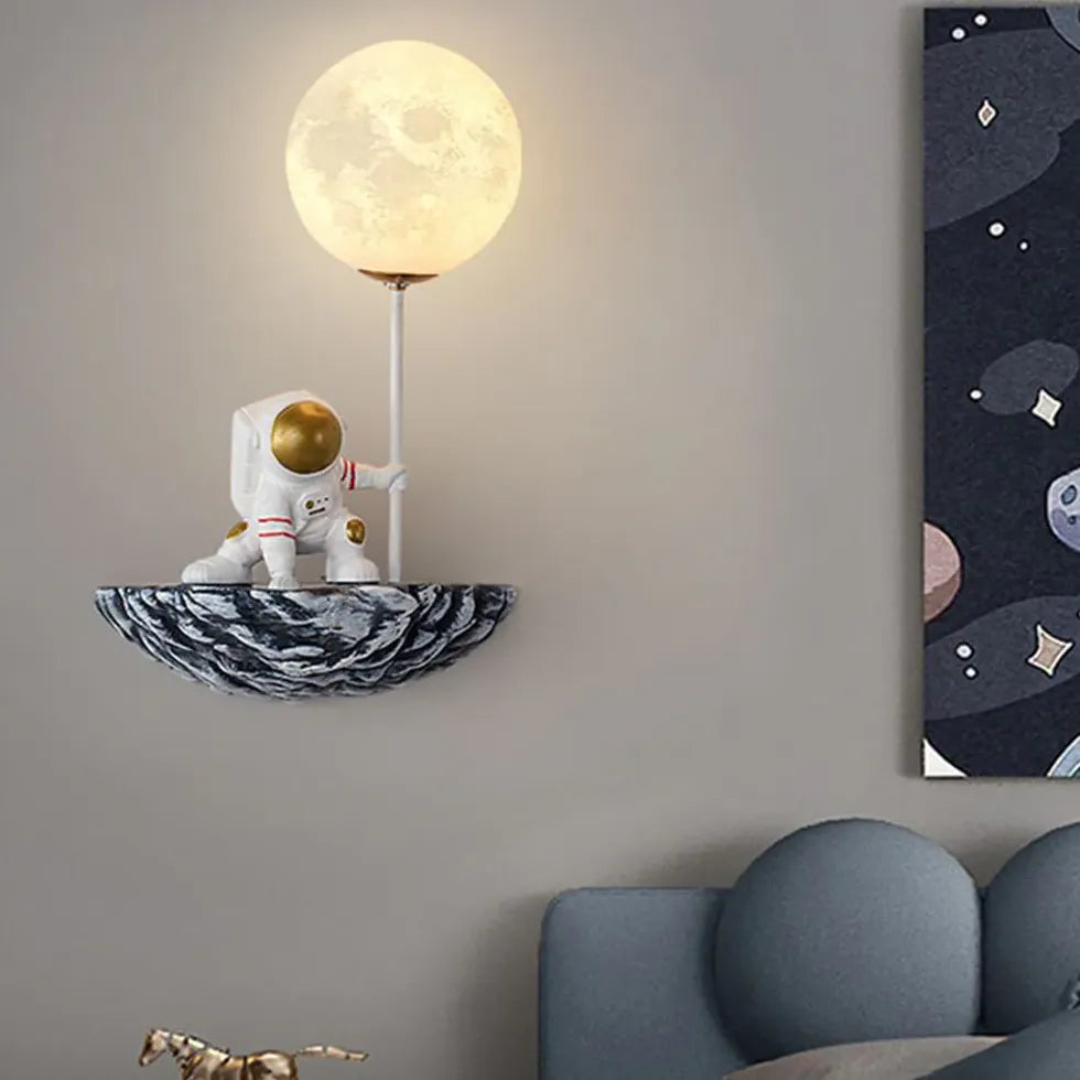 Astronaut Decoration Children's Bedroom Wall Lights