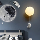 Astronaut Moon Modern Wall Lights