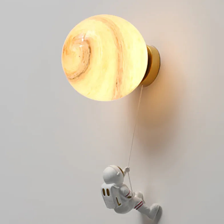 Astronaut Moon Modern Wall Lights