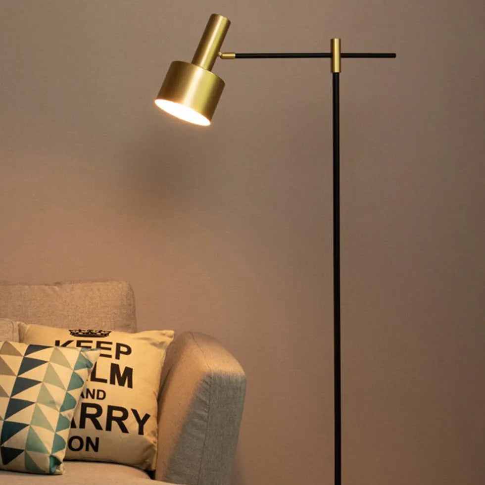 Gold Folding Adjustable Minimalist Modern Floor Lamp