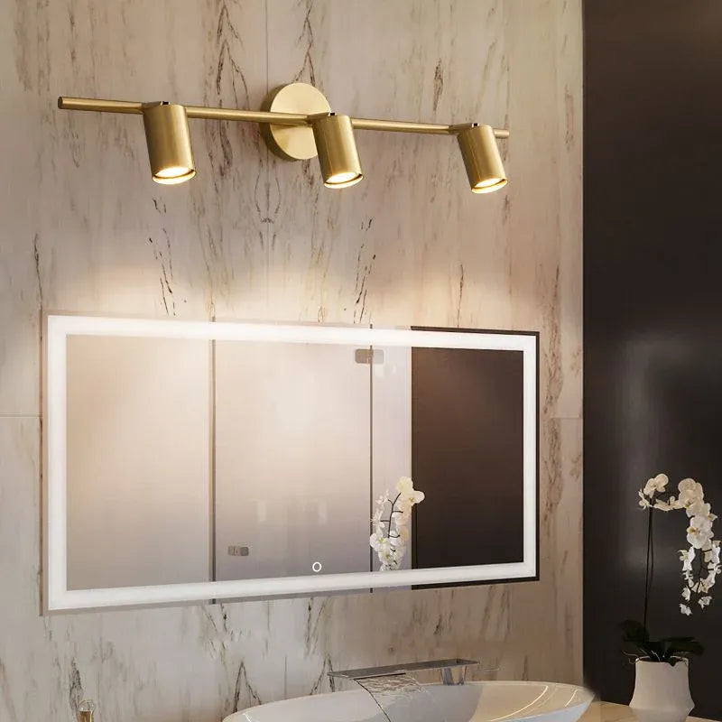 Multi Arm Cylinder Bathroom Mirror Spotlight