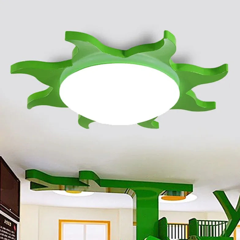 Multi-color Sunflower Shaped Bedroom Ceiling Light