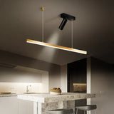 Linear Gold Minimalist Kitchen Pendant Light