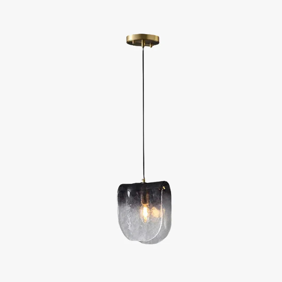 Black Gradient Glass Modern Pendant Light