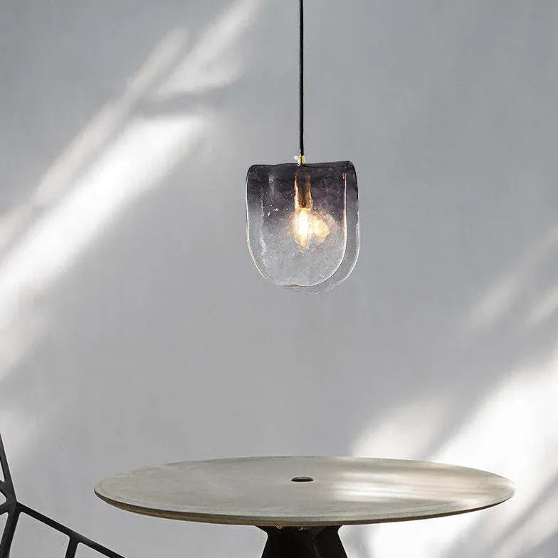 Black Gradient Glass Modern Pendant Light