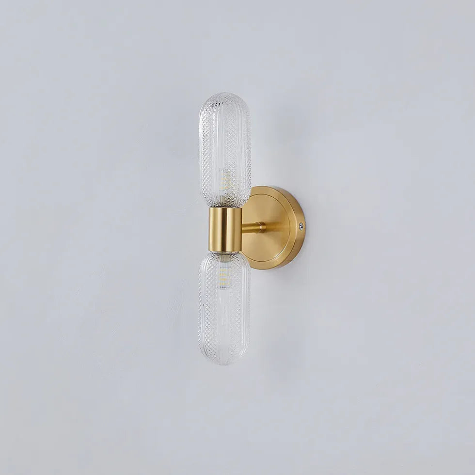 Gold Up and Down Bedroom Wall Lights