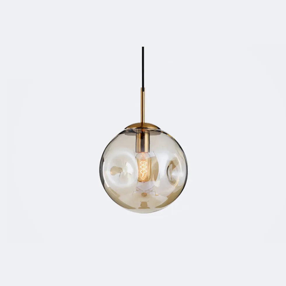 Spherical Bubbles Glass Modern Pendant Light