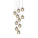 Vertical Water Drops Glass Chandelier