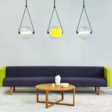 Spherical Modern Transparent Glass Pendant Light