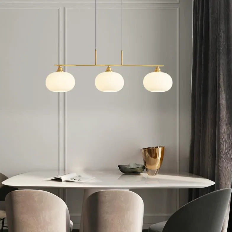 Multi-Light Spherical Glass Modern Pendant Light