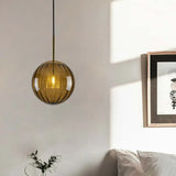 Colorful Vintage Transparent Glass Pendant Light