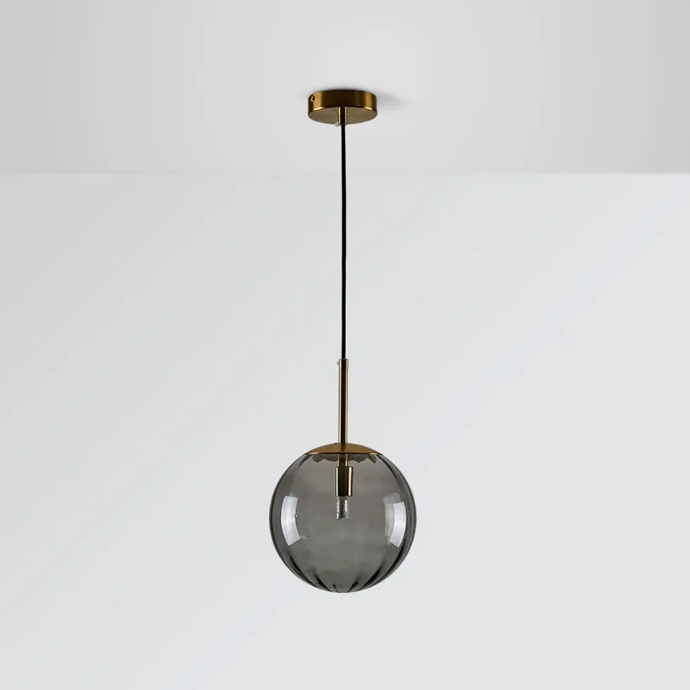 Colorful Vintage Transparent Glass Pendant Light