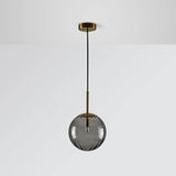 Colorful Vintage Transparent Glass Pendant Light
