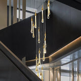 Dripping Gold Crystal Elegant Chandelier