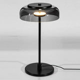 Black Glass Modern Style Table Lamp