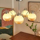 Luxury Multi-Light Vintage Glass Pendant Light