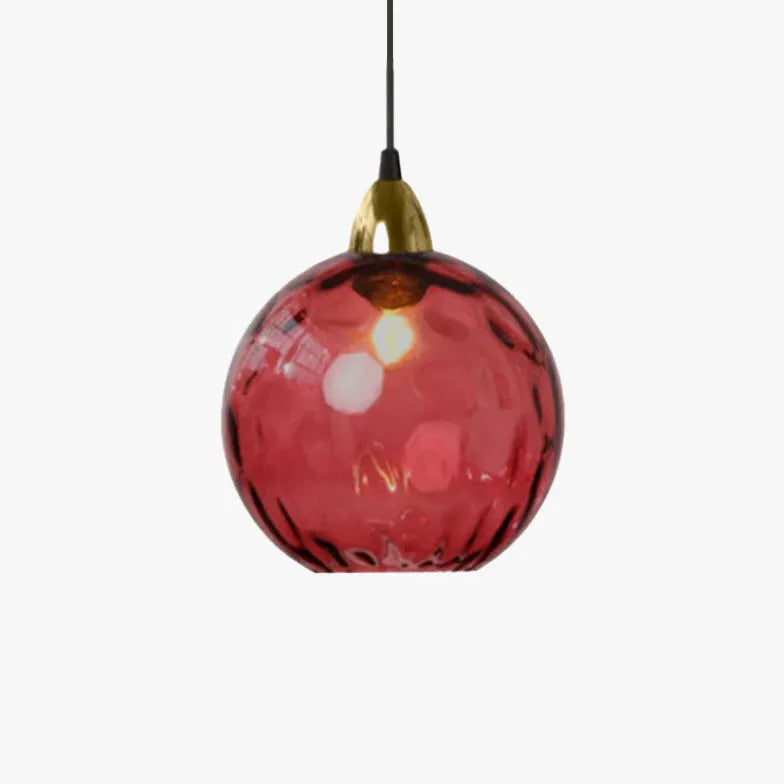 Coloured Glass Dining Room pendant light