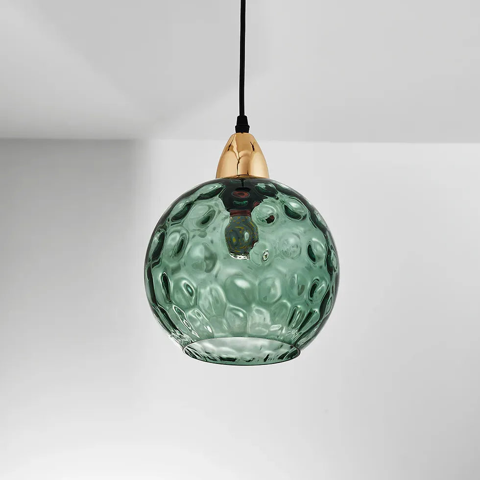 Coloured Glass Dining Room pendant light