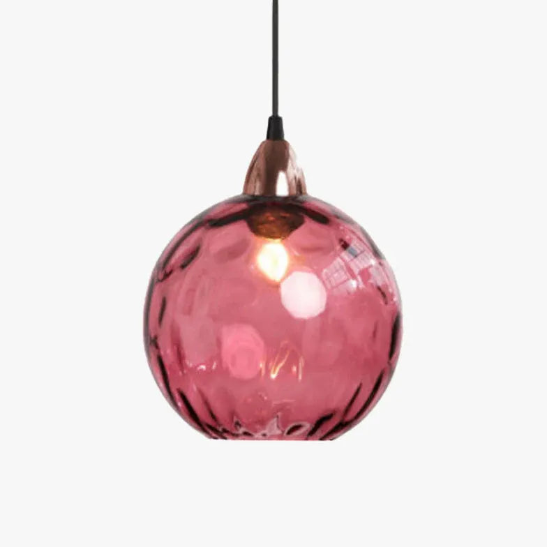 Coloured Glass Dining Room pendant light