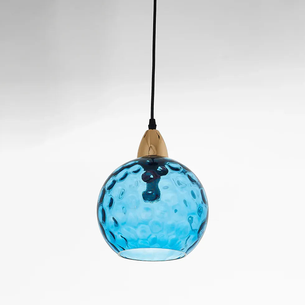 Coloured Glass Dining Room pendant light